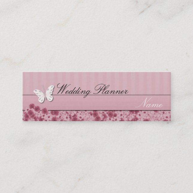 Carte de visite wedding planner (Devant)