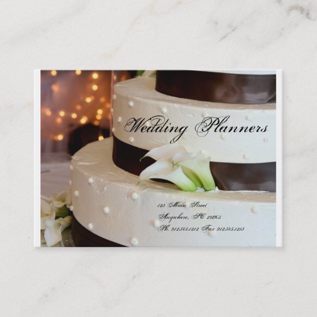 Carte De Visite Wedding planner (Devant)