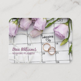 Carte De Visite Wedding planner