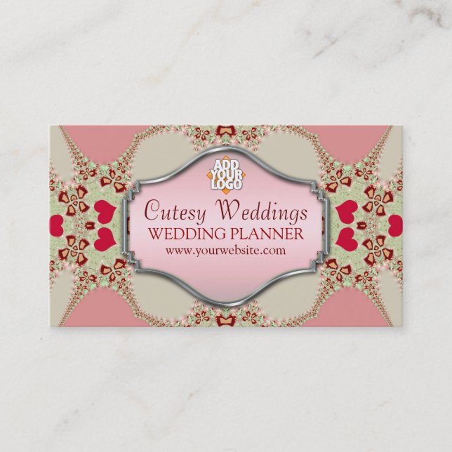 Carte de visite Wedding planner cutesy (Devant)