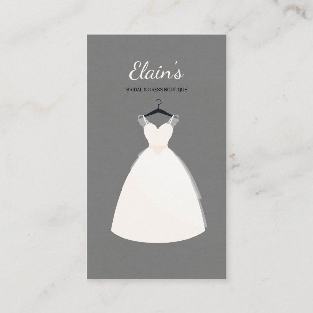 Carte De Visite Wedding planner nuptiale de boutique de robe de (Devant)