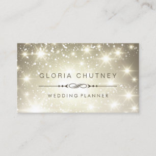 Carte De Visite Wedding planner - Parties scintillant Sparkling Bo
