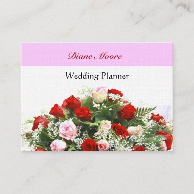 Carte De Visite Wedding planner professionnel (Devant)