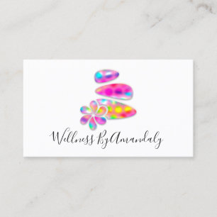 Carte De Visite Wellness Spa Massage Thérapie Réflexologie Arc-e