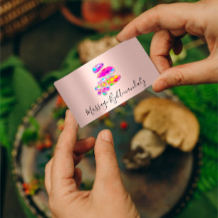 Carte De Visite Wellness Spa Massage Thérapie Réflexologie Hologra