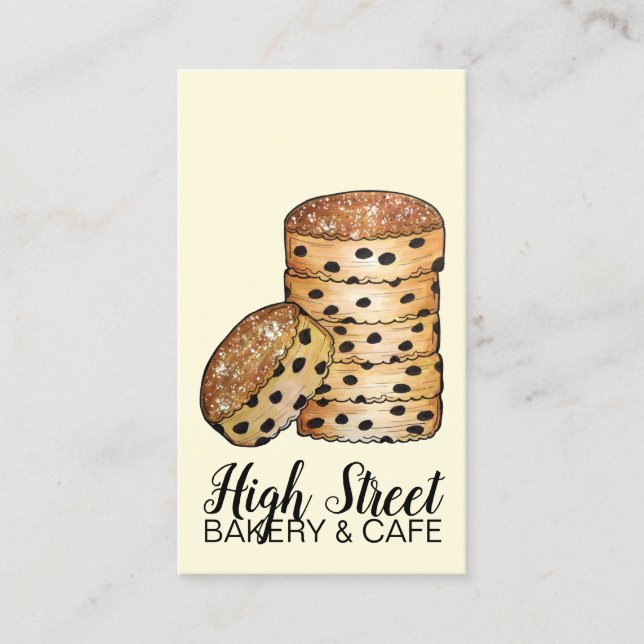 Carte De Visite Welshcakes Welshcakes Bakestones UK British Food (Devant)