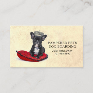 Carte De Visite Whimsical Chien Animaux de compagnie Embarquement 