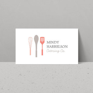 Carte De Visite WHISK SPOON SPATULA LOGO II pour boulangerie, Rest