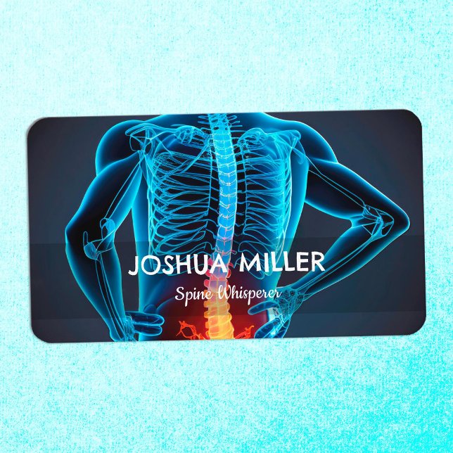 Carte De Visite Whisperer à épine orthopédique (Spine Whisperer Business Cards)