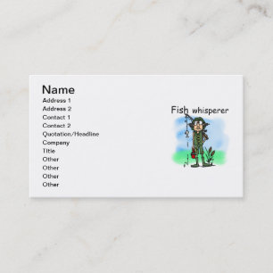 Carte De Visite Whisperer de poissons