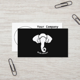 Carte De Visite White Elephant Family Home Adresse Républicaine