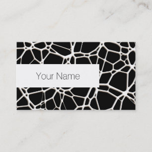 Carte De Visite White Web Texture + votre bachgr. & idées