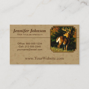 Carte De Visite Whitetail Buck