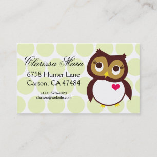 Carte De Visite Whoo vous aime