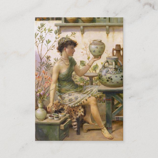 Carte De Visite William Stephen Coleman : La fille du potier (Devant)