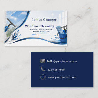 Carte De Visite Window Cleaning Business Card