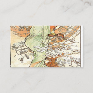 Carte De Visite Winter Alphonse Mucha