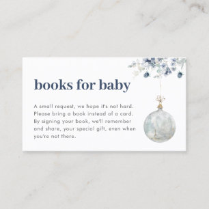 Carte De Visite Winter Wonderland Livres pour Baby Insert Card