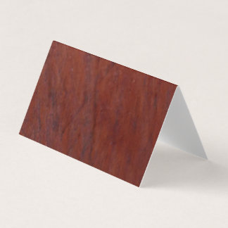 Carte De Visite wood grain on wood grain