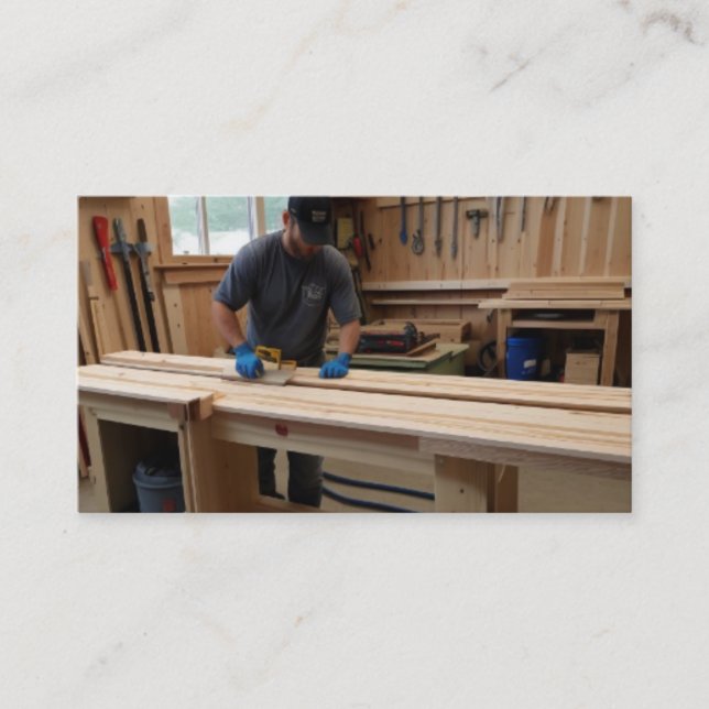 Carte de visite Woodworker (Devant)