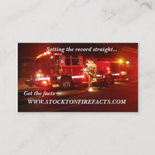 CARTE DE VISITE WWW.STOCKTONFIREFACTS.COM