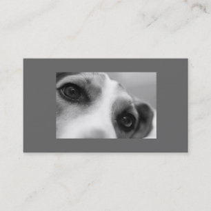 Carte De Visite Yeux et patte modernes de chien