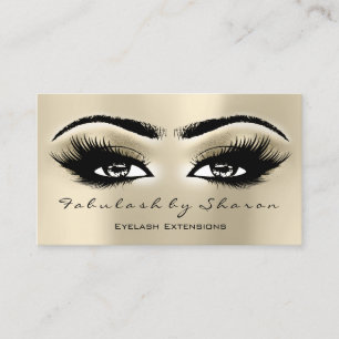 Carte De Visite Yeux ouverts de parties scintillantes d'extension