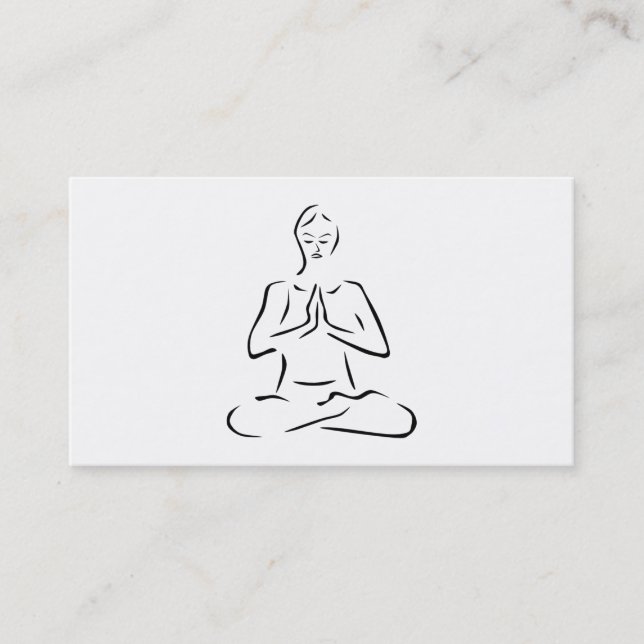 Carte De Visite Yoga (Devant)