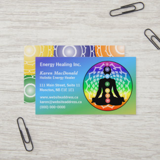 Carte De Visite Yoga Chakra