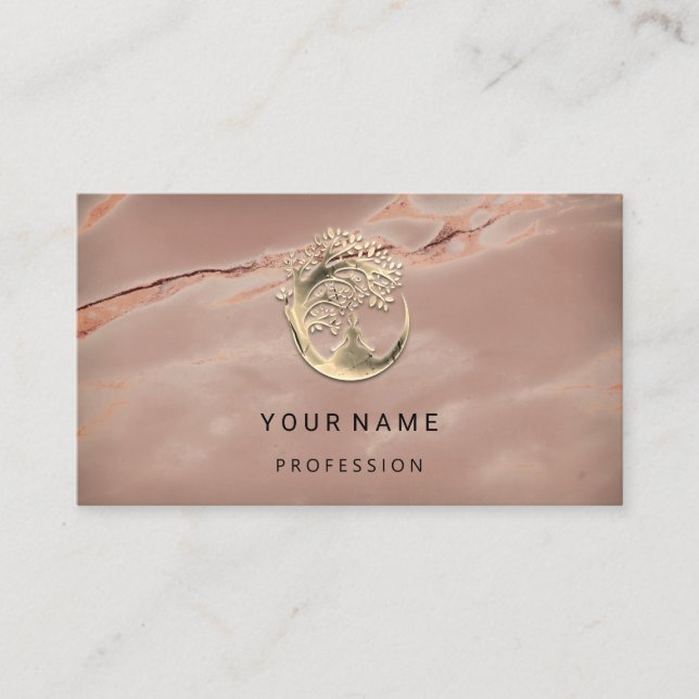 Carte De Visite Yoga Couch Therapist SPA de méditation mieux-être (Devant)
