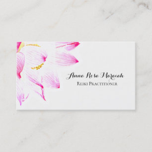 Carte De Visite *~* Yoga Lotus Reiki Consommateur d'énergie lége