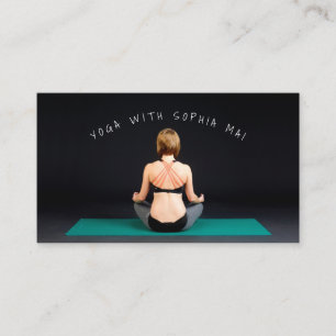 Carte De Visite Yoga Mat, Instructeur de Yoga