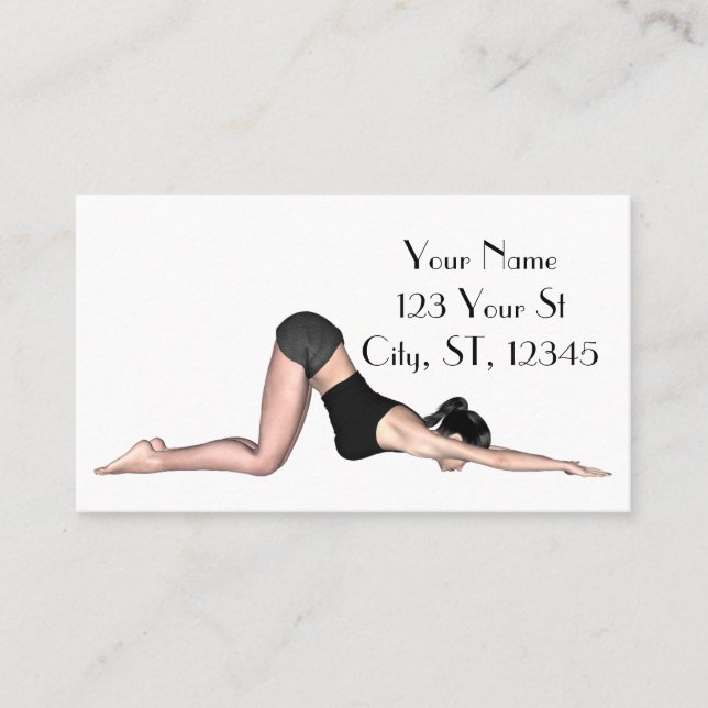 Carte De Visite Yoga Poses Thunder_Covr (Devant)