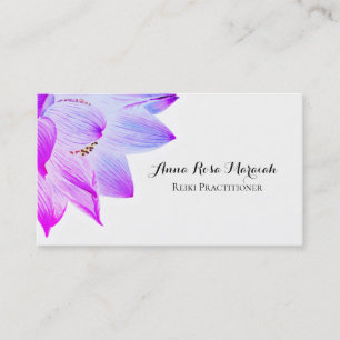 Carte De Visite *~* Yoga Reiki Énergétique Chauffage léger Lotu