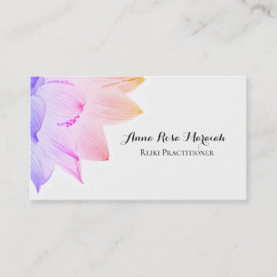 Carte De Visite *~* Yoga Reiki Energie Healer Light Fabriqué Lotu