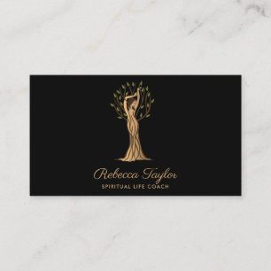 Carte De Visite Yoga Thérapie Psychologie Vie Coach Arbre de Vie B