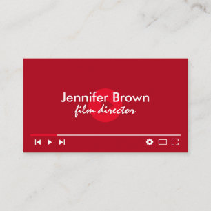 Carte De Visite YouTube Video Editor Short Movie Makers Vlogger