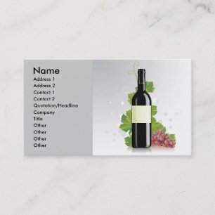 Carte De Visite zcool-1, Nom, Adresse 1, Adresse 2, Contact 1,...