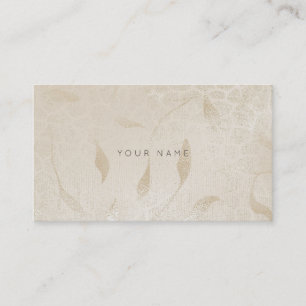 Carte De Visite Zèbre gris VIP floral de perle argentée ene ivoi