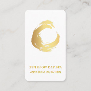 Carte De Visite *~* Zen Abstrait Brush or Reiki Méditation Yoga
