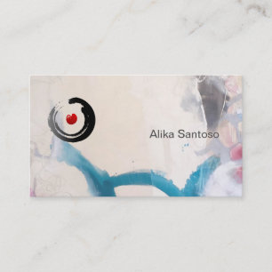 Carte De Visite Zen - Aquarelle
