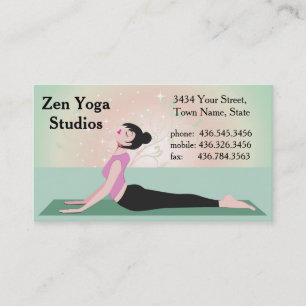 Carte De Visite Zen Yoga - ver2 - Instructeur ou formateur