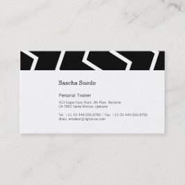 Carte De Visite ZIG noir et blanc !