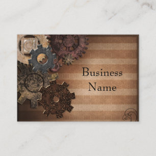 Carte de visite Zizzago conception Steampunk