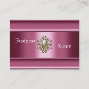 Carte de visite Zizzago Soie Rose Perle Joyau