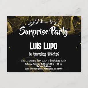 Carte de vœu d'anniversaire surprise pour adulte n