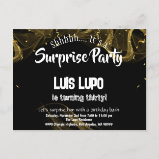 Carte de vœu d'anniversaire surprise pour adulte n
