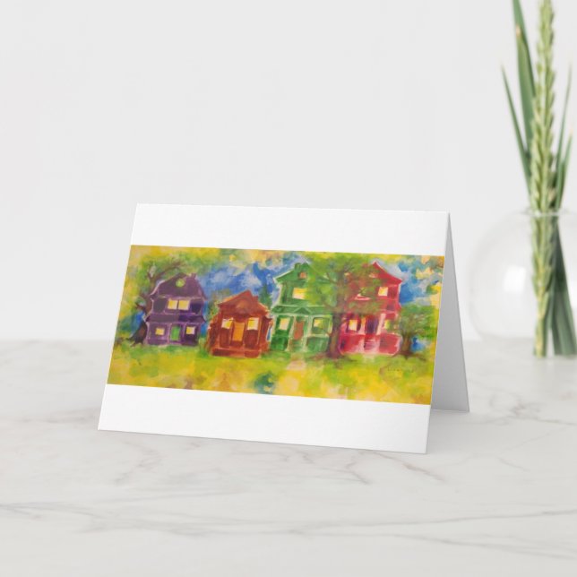 Carte de voeux 5x7 - Facteurs - par Lucie Bergeron (Devant)
