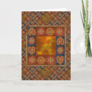 Carte de vœux Afghan Feiertagskarte