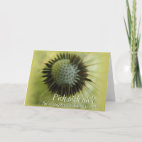 Carte de vœux Aider les pissenlits CC0501